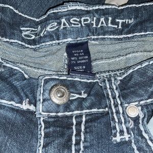 Blue asphalt denim jeans size 9